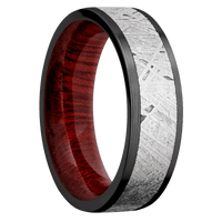 Zirconium + Satin Finish + Blood Wood