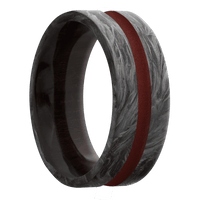 Forged Carbon Fiber + None Finish + Madagascar Rose Wood