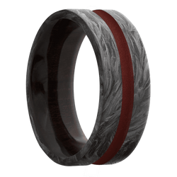 Forged Carbon Fiber + None Finish + Madagascar Rose Wood