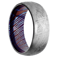 Meteorite + None Finish + Titanium Damascus