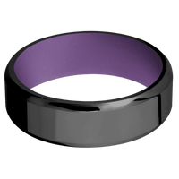 Zirconium + Polish , Polish Finish + Wild Purple