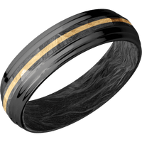 Zirconium + Rock , Polish Finish + Forged Carbon Fiber