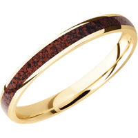 10K Yellow Gold + Polish Finish