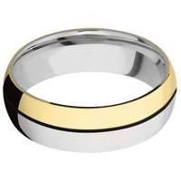 14K White Gold + Polish Finish
