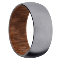 Tantalum + Satin Finish + Leopard Wood