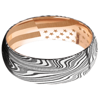 Marble + Acid Finish + 14K Rose Gold