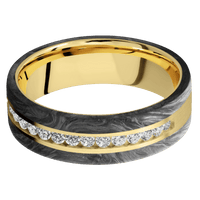 10K Yellow Gold + Satin Finish