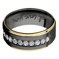Zirconium + Bead , Polish Finish