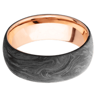 Forged Carbon Fiber + None Finish + 14K Rose Gold
