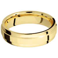 14K Yellow Gold + Polish , Polish Finish