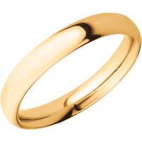 14K Yellow Gold + Polish Finish