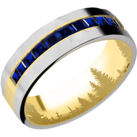 14K Yellow Gold + Rockpolish Finish