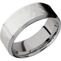 Palladium Silver + Hammer , Satin Finish