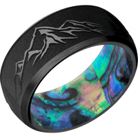 Zirconium + Anglesatin , Satin Finish + Abalone