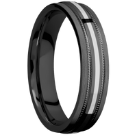 Zirconium + Polish , Satin Finish