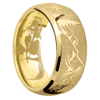 22K Yellow Gold + Polish , Polish Finish