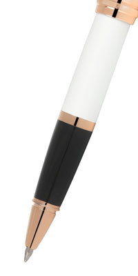 Bailey™ Pearlescent White Lacquer Rollerball Pen