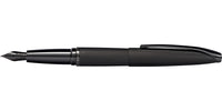 ATX® Brushed Black Stainless Steel Medium Nib Fountain Pen