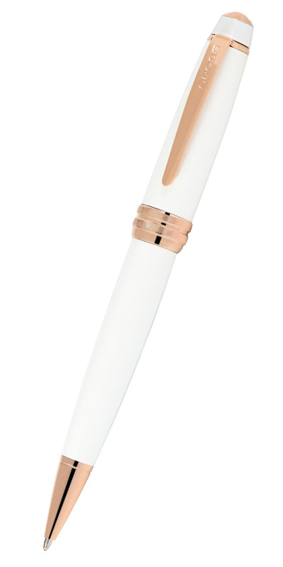 Bailey™ Pearlescent White Lacquer Ballpoint Pen