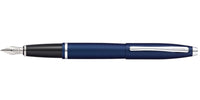 Calais™ Matte Metallic Midnight Blue Fountain Pen with Stainless Steel Nib