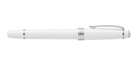 Bailey Light™ Polished White Resin Medium Nib Fountain Pen