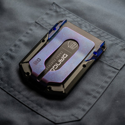 M4 SPECIAL EDITION MAVERICK™ RAIL WALLET with BURPLE ANODIZED TITANIUM CLIP