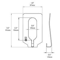 M4 TITANIUM MONEY CLIP