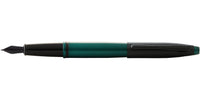 Calais™ Matte Green and Black Lacquer Fine Nib Fountain Pen