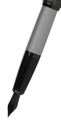Bailey™ Matte Gray Lacquer Stainless Steel Fine Nib Fountain Pen