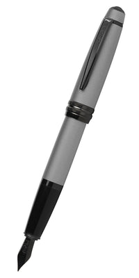 Bailey™ Matte Gray Lacquer Stainless Steel Extra-Fine Nib Fountain Pen