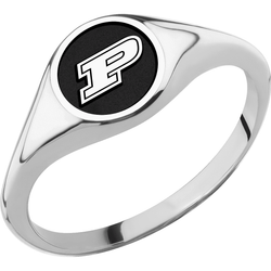 Purdue University Custom Collegiate Cobalt Chrome Signet Ring