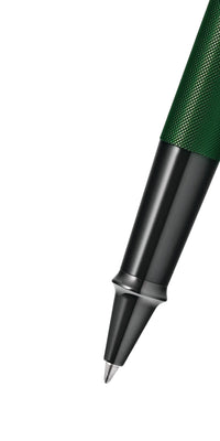 Townsend® Matte Green PVD Micro-knurl Rollerball Pen