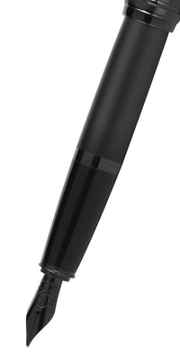 Bailey™ Matte Black Lacquer Stainless Steel Medium Nib Fountain Pen