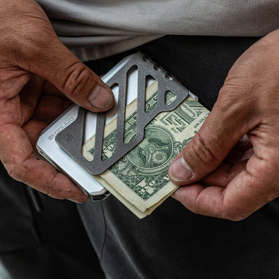 SK1 TITANIUM MONEY CLIP