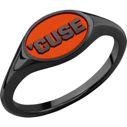 Syracuse University Custom Collegiate Black Zirconium Signet Ring