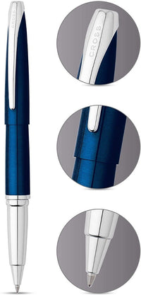 ATX® Translucent Blue Lacquer Rollerball Pen
