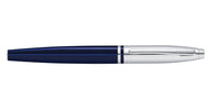 Calais™ Chrome & Blue Lacquer Rollerball Pen