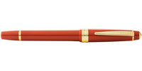 Bailey Light™ Polished Amber Resin and Gold Tone Rollerball Pen