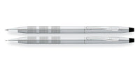 Classic Century® Satin Chrome Ballpoint Pen & 0.7MM Pencil Set