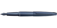 ATX® Sandblasted Dark Blue Stainless Steel Fine Nib Fountain Pen