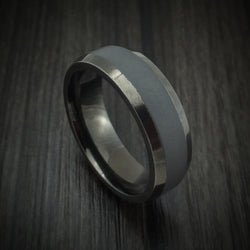 Blackened Tantalum Band Custom Made Ring by Benchmark