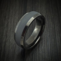 Blackened Tantalum Band Custom Made Ring by Benchmark