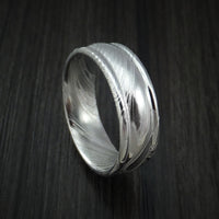 Kuro Damascus Steel Ring Custom Made Wedding Band