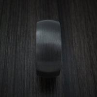 Black Zirconium and Ziriciote Hardwood Sleeve Ring Custom Made