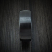 Black Titanium and 14K Rose Gold Ring by Ammara Stone