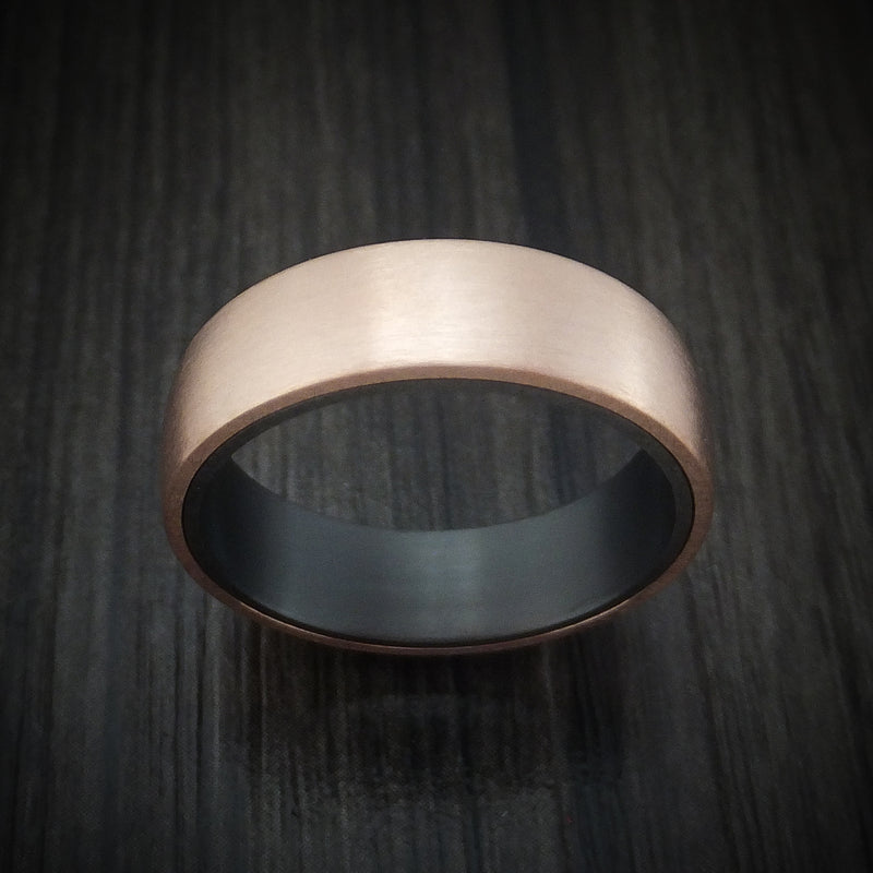14K Rose Gold and Tantalum Ring by Ammara Stone