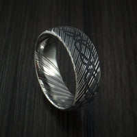 Kuro Damascus Steel Celtic Knot Ring Infinity Design Wedding Band