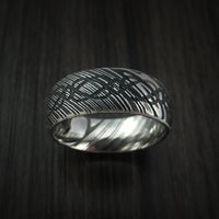 Kuro Damascus Steel Celtic Knot Ring Infinity Design Wedding Band
