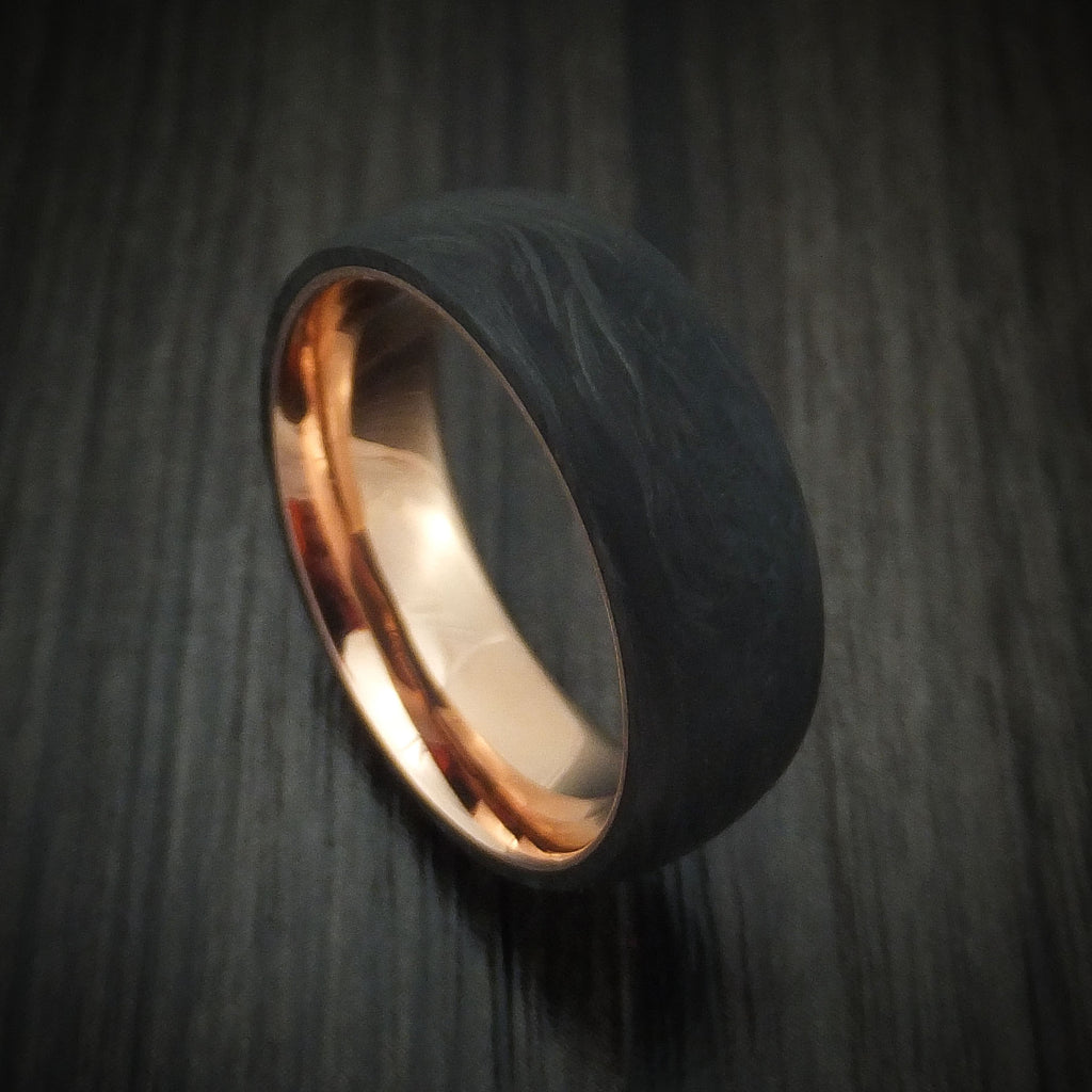 Carbon Fibre | Tungsten Carbide Ring 8mm