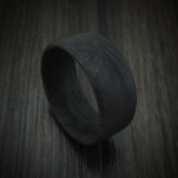 Solid Forged Carbon Fiber Ring Custom Made Band